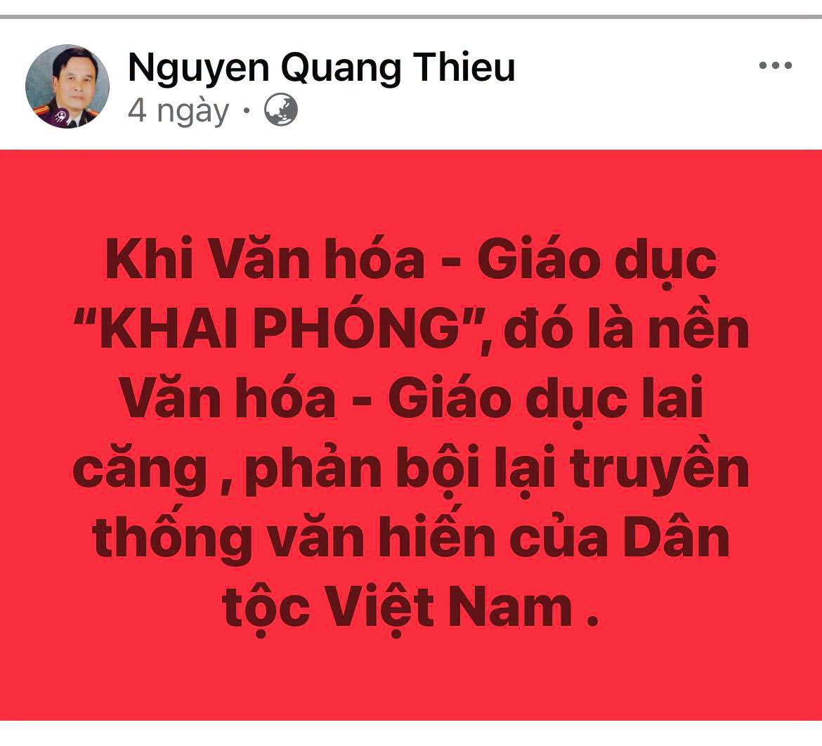 Nesaragesaraknm's tweet photo. Tóm lại là cứ nghe định hướng của các ông thì mới gọi là yêu nước và trung thành.
Con các ông đi Tây du học gọi là gì vậy ? https://t.co/Lsao4G1WT6