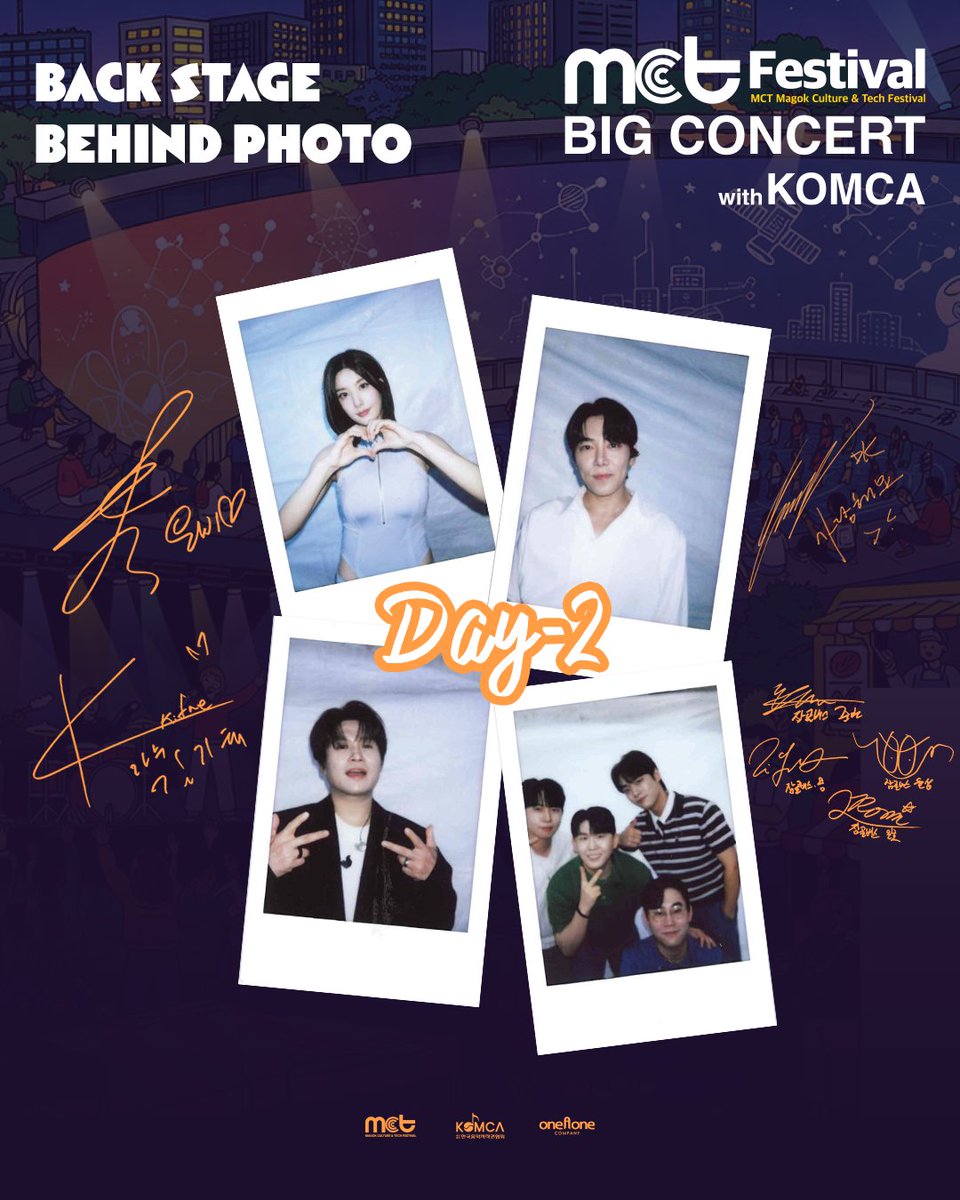 oneione_kr's tweet photo. 2026 MCT FESTIVAL
BIG CONCERT with KOMCA DAY 2

˗ˏˋ백 스테이지 비하인드 포토 도착★ ˎˊ˗

ONEIONE에서만 공개되는
백 스테이지 비하인드 포토를 확인하세요!

#권은비 #DK #김기태 #잠골버스 https://t.co/ByJmOfLQqv
