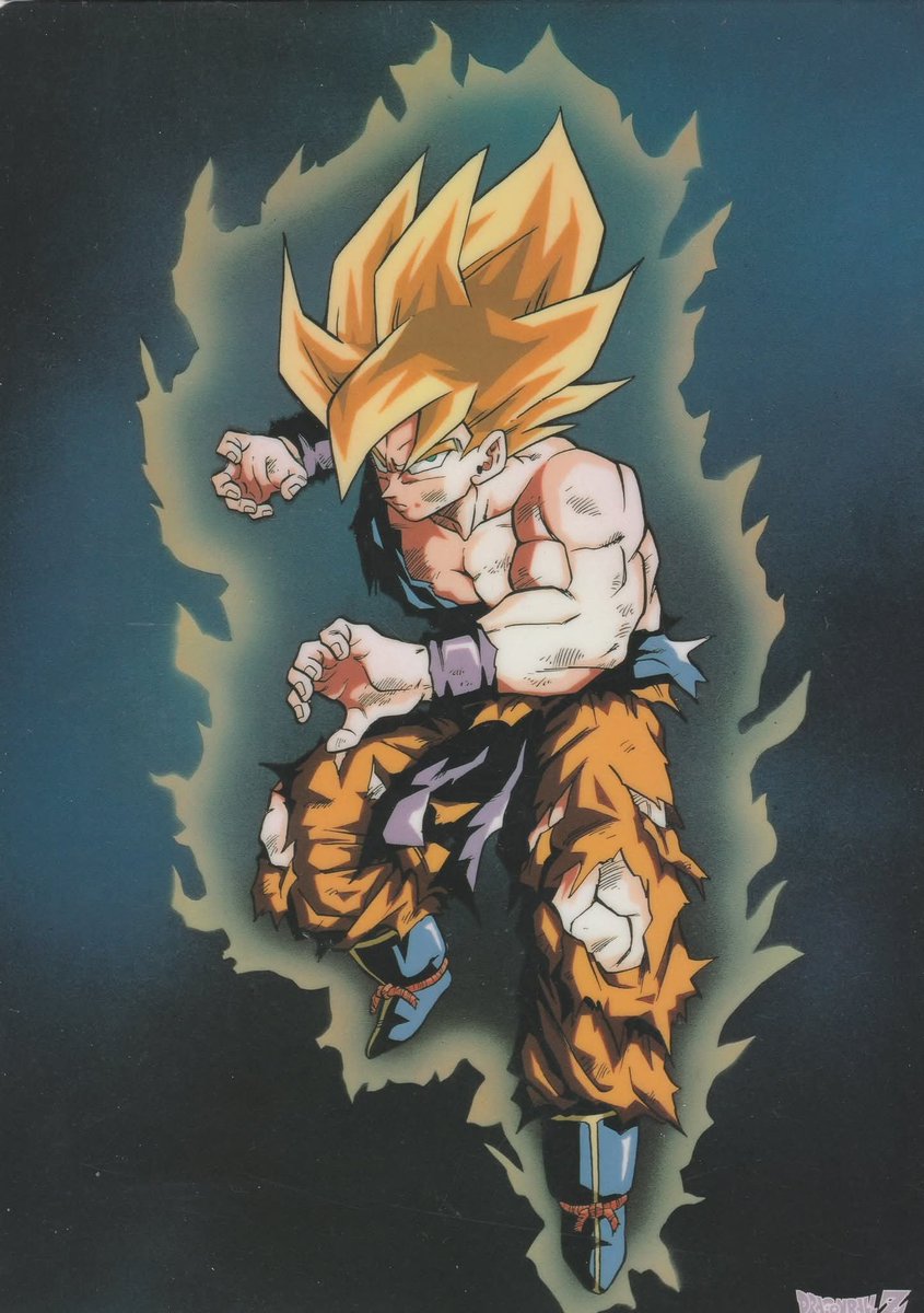 DB_Simplemente's tweet photo. Qué impresionante hacían lucir a Goku los artistas clásicos de Dragon Ball. https://t.co/bzW5CquSOE
