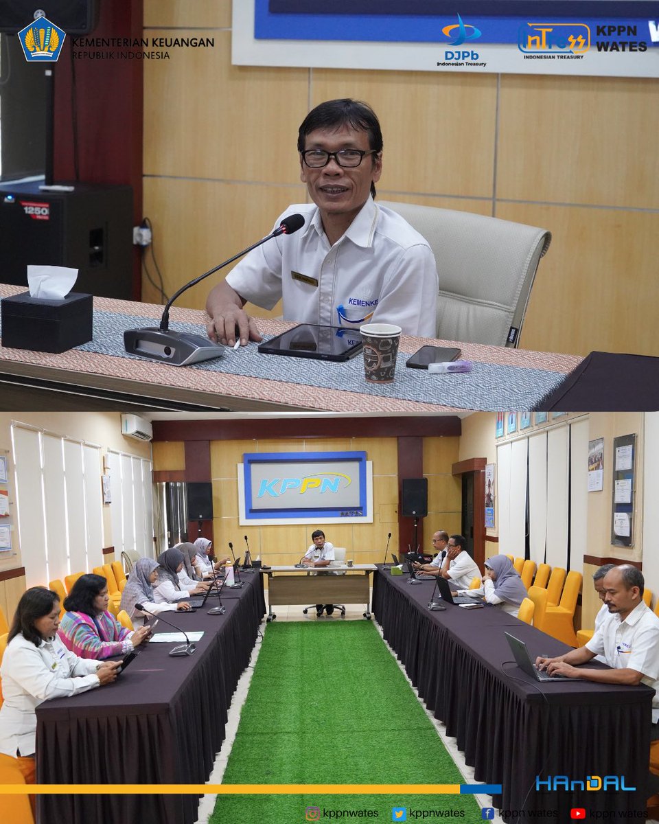 kppnwates's tweet photo. Dalam rangka menjaga integritas, profesionalisme, dan memperkuat karakter seluruh jajaran pegawai, KPPN Wates telah menyelenggarakan Kegiatan Pembinaan Mental Periode Triwulan II Tahun 2026. https://t.co/9K5FADb11b