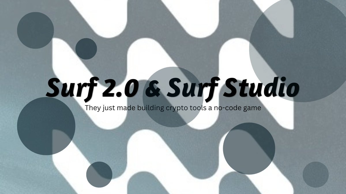 FreeboyShed's tweet photo. You used to need a dev team to build a custom crypto analysis tool.
@SurfAI 2.0 lets you describe it in plain English.

That just changed everything for researchers, traders, and creators. 🧵 https://t.co/NxZLko9hxv