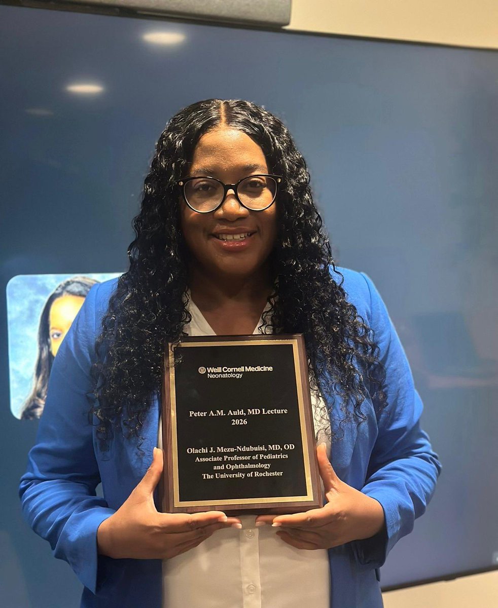 olaroseofficial's tweet photo. I’m proud of my mom, Dr. Olachi Mezu-Ndubuisi @obiolarose who was invited by Weill Cornell Medicine to give the Dept. of Pediatrics Grand Rounds Auld Lecture. She delivered a presentation on her research &amp; positive life lessons from her career. Link:  https://t.co/9qxQdk67Gg https://t.co/vJ4fA9Wb6N