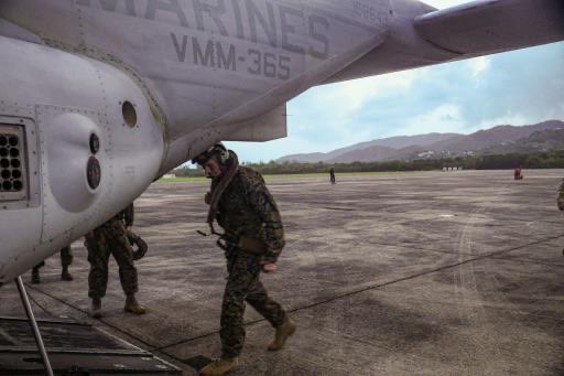 sentdefender's tweet photo. U.S. Marine Corps Maj. Gen. Kevin J. Jarrard has departed Ceiba, Puerto Rico to lead and oversee earthquake relief efforts by the U.S. Department of War in Venezuela. https://t.co/EkgMHwVwlq