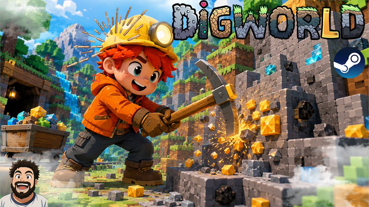 SoultakerSpike's tweet photo. ⛏️DigWorld⚒️Trabajo a contrarreloj #edgarIx #steam @Keymailer  #digworld 
https://t.co/Fq0UwGeBi4 https://t.co/mmsW8lZb7J