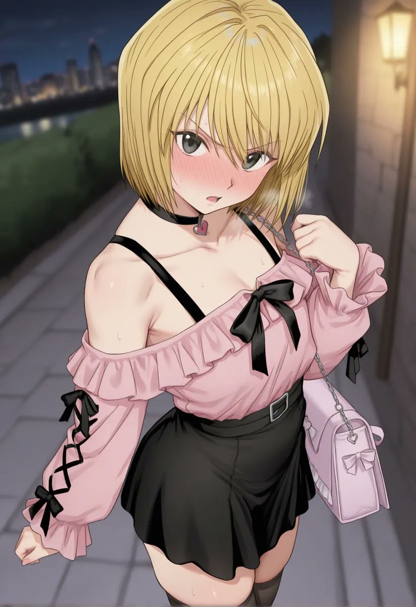 Kurapika181742's tweet photo. “Really!? This is the ONLY Outfit you had in my size?! I’m not even going to ask why you had my size… or why you have girls clothing… but I’ll take it!” https://t.co/jj5ykuL86a