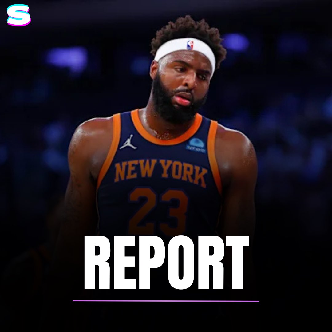 ShotCoverage's tweet photo. Mitchell Robinson is not expected to return with the Knicks, per @ShamsCharania 

(h/t @Fullcourtpass) https://t.co/4VAfOOnVaH