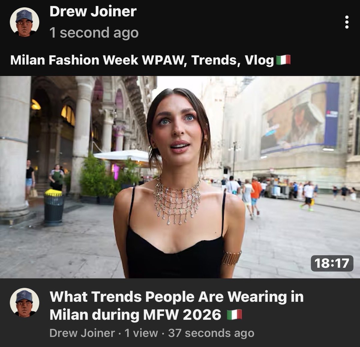 drewejoiner's tweet photo. What Trends People Are Wearing in Milan during MFW 2026 🇮🇹

https://t.co/juwFH90cuK https://t.co/63r1Jrqh5j