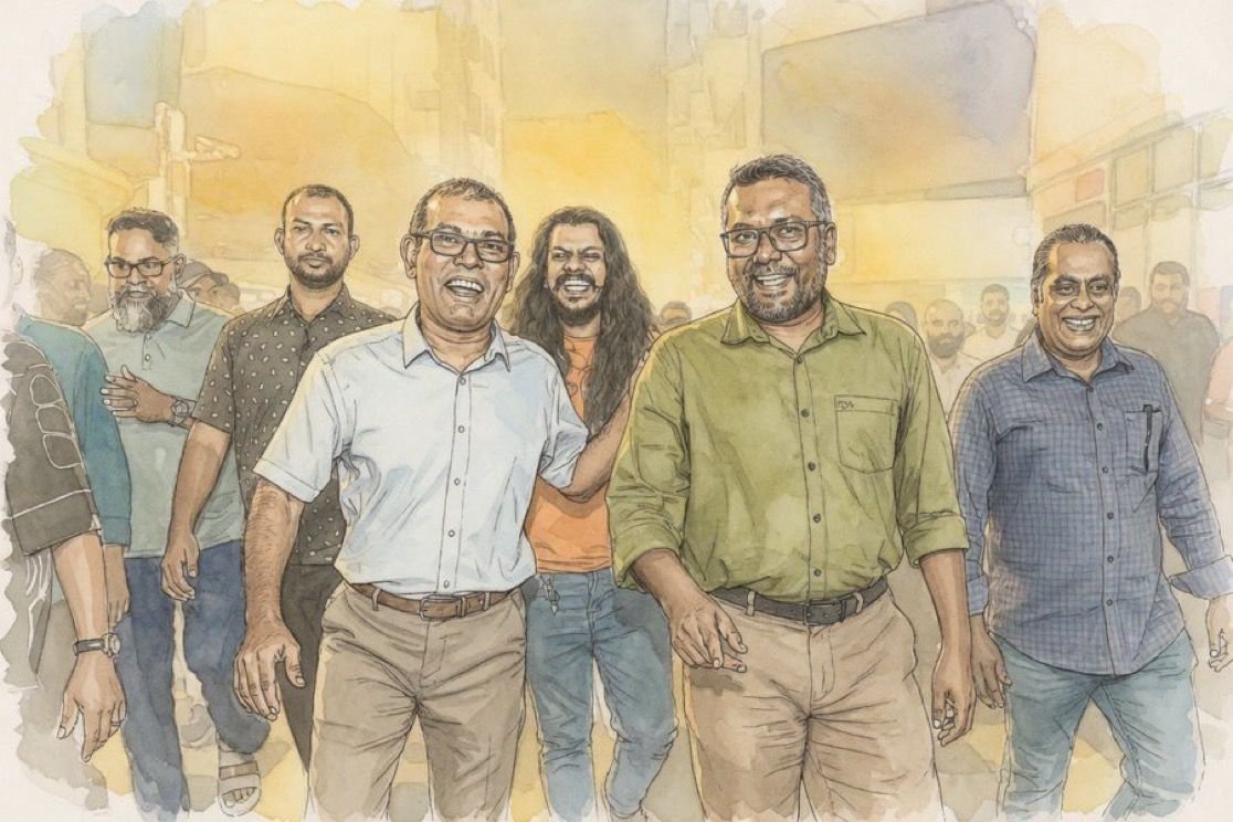 embarados's tweet photo. Happy birthday @MDPSecretariat. Thank you for giving us a voice when we had no voice, thank you for giving us hope when hope was dim, thank you for showing us the way, when we were lost. We are eternally grateful. 💛💙

#MDP20Years
@MohamedNasheed 
@faya_i https://t.co/IwwMgRyYFC