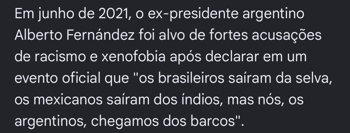 vmariaas's tweet photo. @NZeppRP @RonaTapTap @juliasoum @robertxyo O ex-PRESIDENTE da Argentina chamou a gente de selvagem e tu mete essa https://t.co/dQvfXuK3Sr
