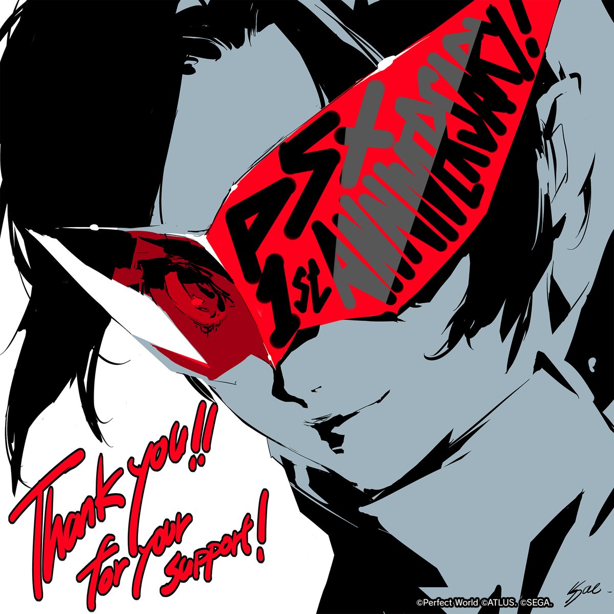 P5XOfficialWest's tweet photo. ✧ ┈┈┈┈┈┈┈┈┈┈┈┈┈┈ ✧
P5X 1st Anniversary Celebration!✨
    ✨Special Illustration Reveal
✧ ┈┈┈┈┈┈┈┈┈┈┈┈┈┈ ✧

Here's a special illustration drawn by Persona series character designer, Shigenori Soejima, in commemoration of P5X's 1st Anniversary! 🎉

#P5XEN #P5X1stAnni