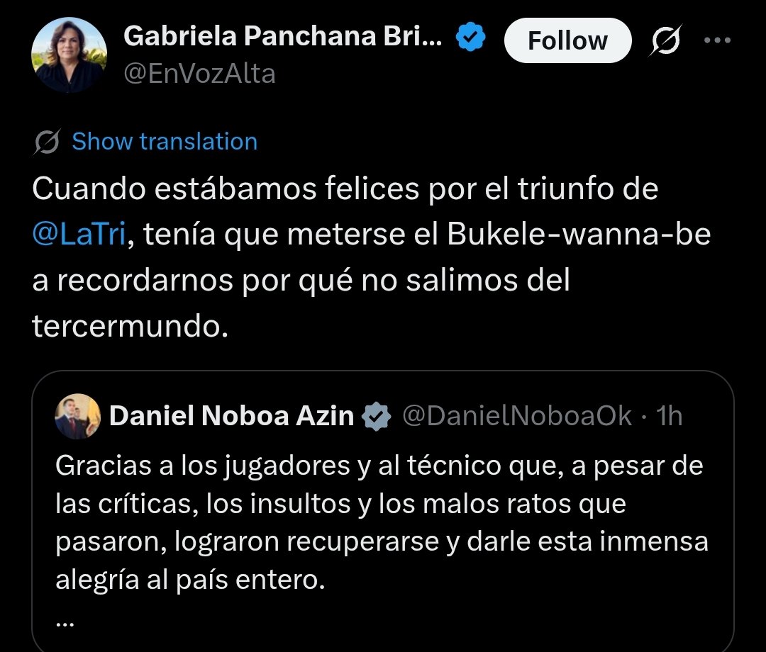 conejo_oligarca's tweet photo. El Ecuador no sale adelante por amargados, resentidos sociales, pesimistas cuyo único deporte es criticar y verle lo malo a todo. Cómo tú, @EnVozAlta Gabriela Panchana. Tú representas el Correismo que no bebe ni deja beber. Que solo sirve para JODER. https://t.co/TREwaIq3lX