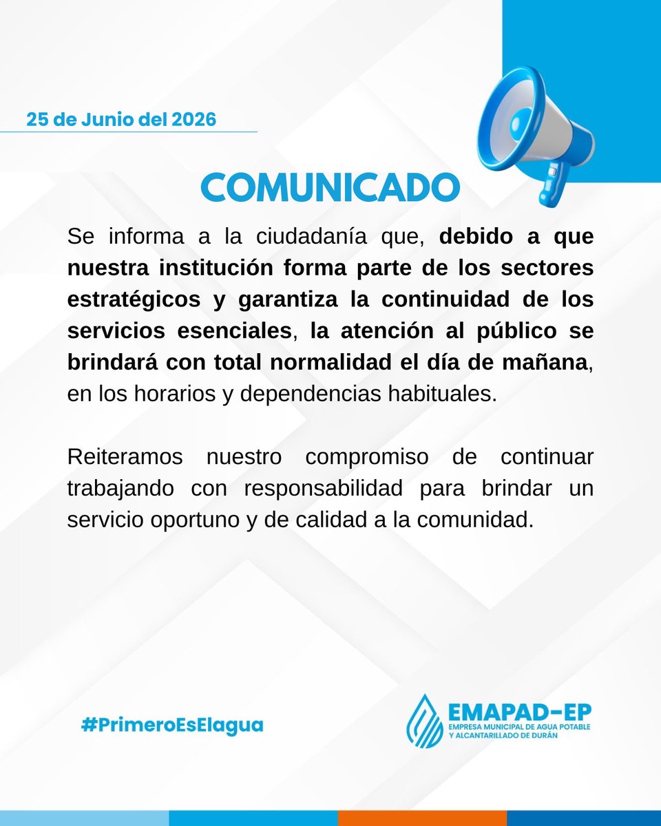 EMAPAD_EP's tweet photo. Comunicado https://t.co/NwbBbGlSV0