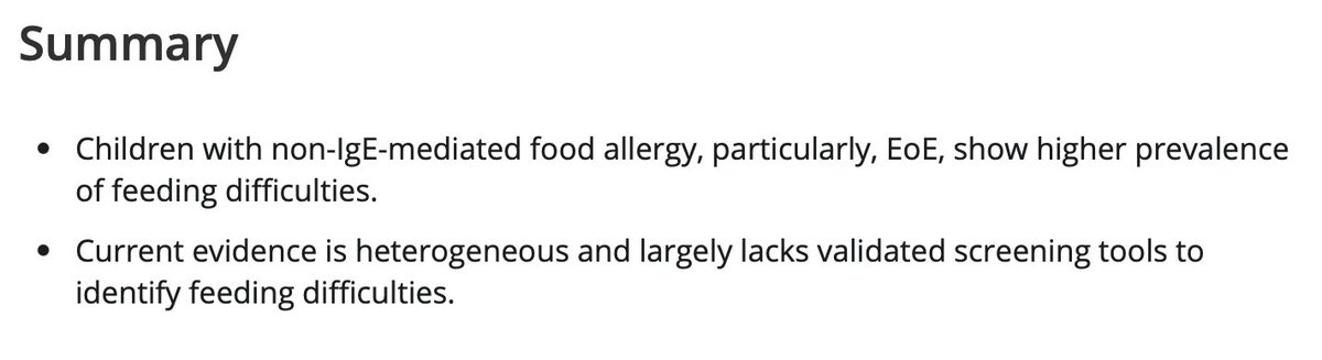 ClinExpAllergy's tweet photo. Prevalence of Feeding Difficulties in Children With Non-IgE Mediated Food Allergies: A Systematic Review

#FoodAllergy @BSACI_Allergy @EAACI_HQ @ascia_news 

https://t.co/Vt9g3f8xzs https://t.co/vB9gZoO0Yw