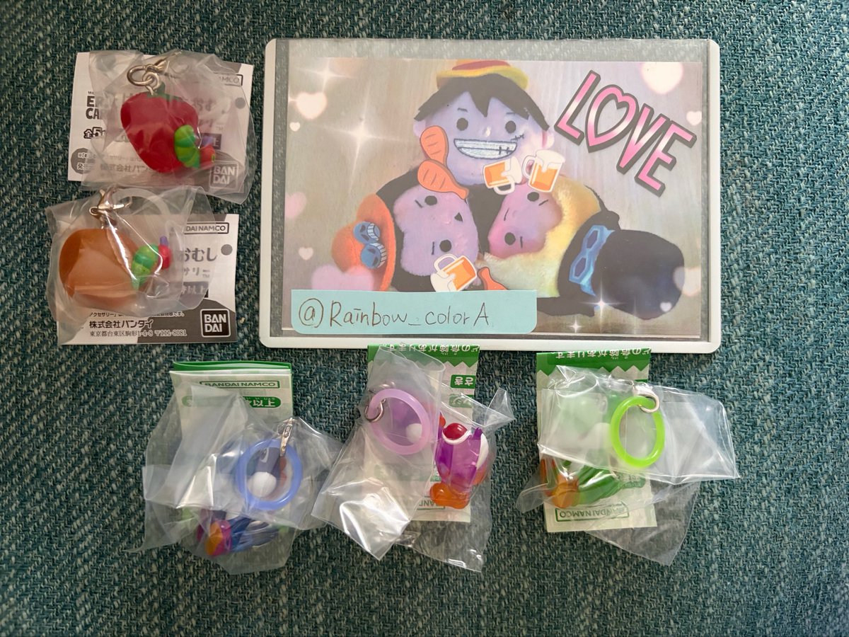 Rainbow_colorA's tweet photo. @00【交換】 スーパーマリオ ヨッシーコレクション めじるしアクセサリー ブルーロック ワンピース ONE PIECE POPstyle!2 呪術廻戦 はらぺこあおむし チェンソーマン

(譲) 紫 青 緑 いちご オレンジ

(求) エース 伏黒 早川

大阪手渡しor郵送にて希望 https://t.co/tApREhqfng