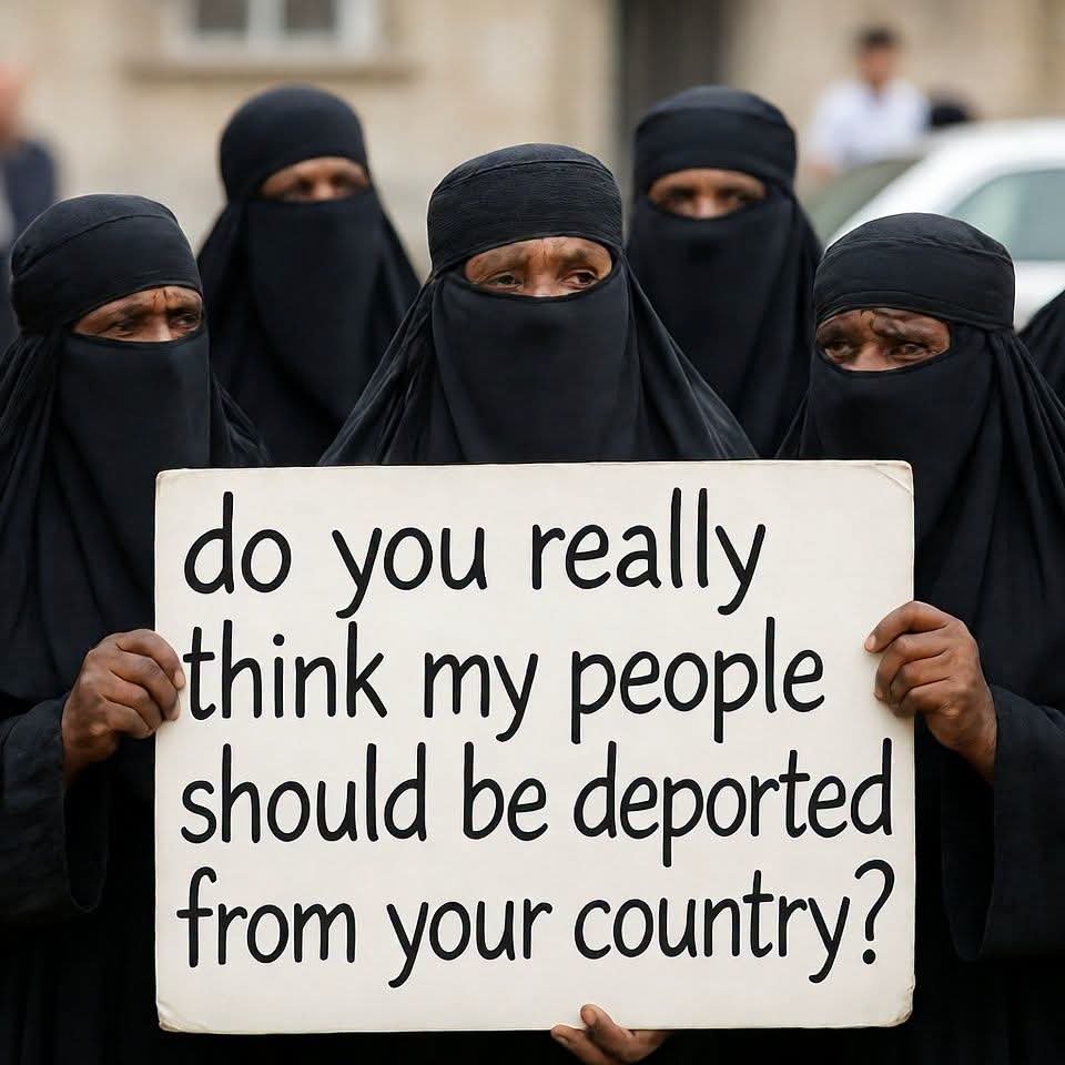 Sassafrass_84's tweet photo. Yes. I want them all gone. Islam has no place in America. https://t.co/267oOUG3NB