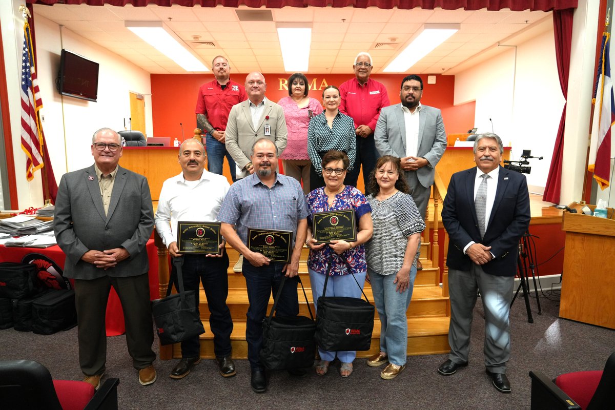 RomaISD's tweet photo. 🎉❤️🤍 Congratulations to the Roma ISD Retirees Honored by the Board of Trustees! ❤️🤍🎉

During the Roma ISD Board Meeting on Thursday, June 25, 2026, the Board of Trustees proudly recognized and honored employees who have dedicated years of service to the students, families, and community of Roma ISD.

These remarkable individuals have made a lasting impact through their commitment, hard work, and passion for serving others. Their contributions have helped shape generations of Gladiators, and their legacy will continue to be felt throughout our district for years to come. 🌟📚

Please join us in congratulating our 2026 retirees:

🍎 Administrators
• Marissa Belmontes
• Jose Luis Marines

🚌 Transportation
• Jorge Luis Gonzalez

📋 Clerical Staff
• Leticia Alvarez
• Blanca Garza
• Maria Otilia Hinojosa
• Daisy Y. Rivera

🍽️ Child Nutrition
• Esmeralda Canales
• Cecilia Alanis Delgado
• Maria B. Salas
• Graciela Sifuentes
• Nora Trevino

🎓 Counseling
• Dr. Matilde B. Alaniz

🧹 Custodial Staff
• Reyna Gonzalez
• Javier Ramos

🤝 Facilitator
• Manuel Lopez

🔧 Maintenance Department
• Jorge Luis Barrera
• Jose Barrera
• Edgardo Garza
• Abdon Garza
• Olegario Menchaca
• Jose Romero
• Jose Villarreal

🍎 Teachers
• Patricio Bazan
• Guadalupe Cortez
• Jorge E. Equia
• Eleazar Elizondo
• Ricardo Esparza
• Cristina Esparza
• Marissa Gonzalez
• Jorge Guerra
• Angelina Juarez
• Cristina Mayne
• Lilia Trevino
• Dr. Daniel Trevino

👩‍🏫 Teacher Aides
• Luz Maria Canales
• Alma De la Cruz
• Leticia Sanchez

Thank you for your years of service, dedication, and commitment to excellence. We wish each of you a happy, healthy, and well-deserved retirement filled with new adventures, cherished memories, and time with family and friends. ❤️🤍

Once a Gladiator, always a Gladiator! 🏛️❤️🤍

#RomaISD #RetirementRecognition #ThankYouRetirees #GladiatorPride #OnceAGladiatorAlwaysAGladiator #RomaISDFamily ❤️🤍