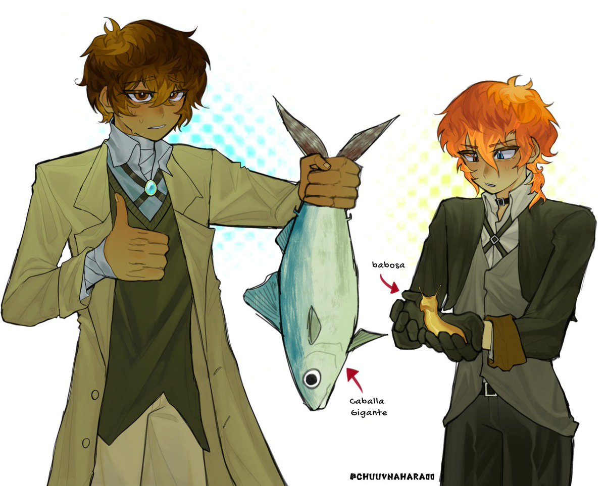 chuuvnahara00's tweet photo. Caballa gigante 🐟 #skk #soukoku #bsd https://t.co/xa2cTiKMPj