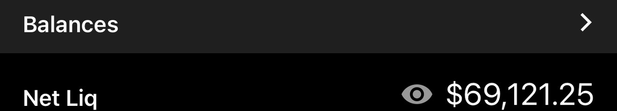 OptionsBuffett's tweet photo. Small account update: Day 6

$1,000 –> $69,121.25/$100,000🟢

I'll be posting all entries / exits for all the plays here!

Follow and notifications on if you want to join

$TSLA 60%📈

Drop a like if you're ready for the next play ❤️ https://t.co/zoIEu7oID0