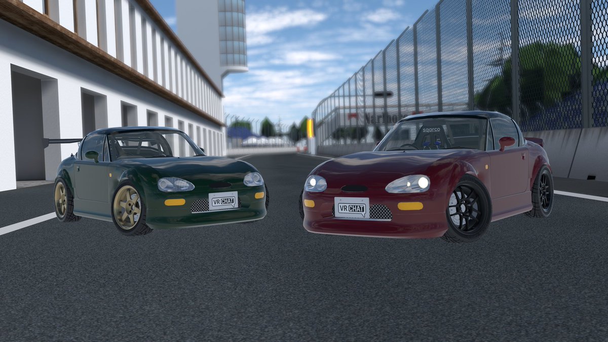 ddi80s's tweet photo. ワールド更新しました！
・ターボ車第一弾としてEA21Rを追加。バリエーションは2つ用意しています。
・今後の車両追加を見据えて1ピットに2台置くようになりました
・L275Vの挙動修正

今週には後2台追加する予定ですので、お楽しみに！

#world660 https://t.co/CDZWsM6rY2