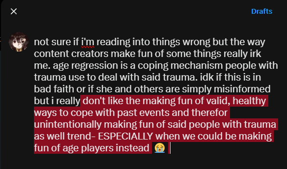 ChrisiCursed's tweet photo. send tweet (no hate to the cc) https://t.co/0wSVnP9Hns
