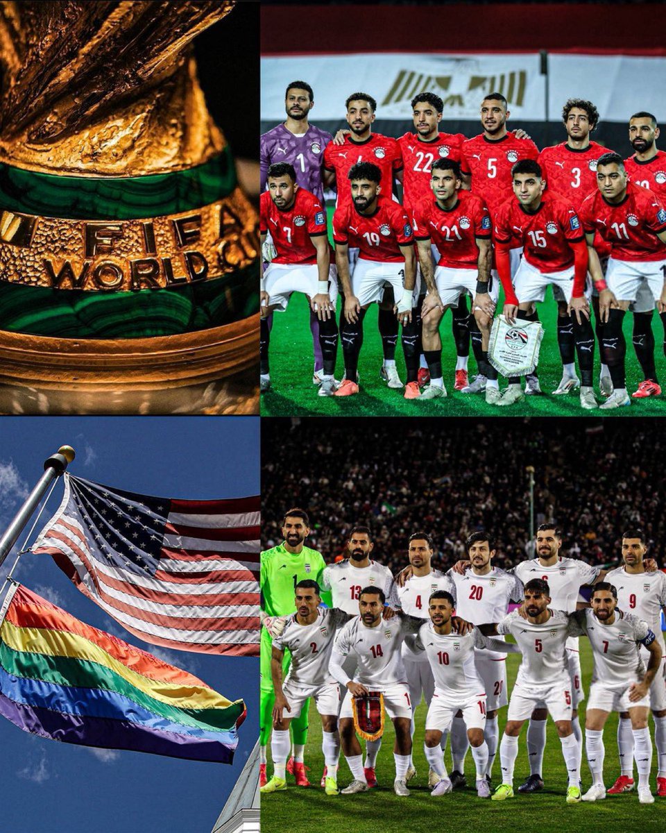 Algerian_Affair's tweet photo. إنسحاب مصر و إيران بسبب تظاهرة الشواذ وتعليق اعلامهم، سيكون قرار تاريخي يتذكره الأجيال على مر الزمان…
أما قبولهما، فسيكون خيبة ذات واقع مر… ثم يليه الاقصاء من المونديال والذل والعار سيلاحقكم. https://t.co/Be7gAsXLDP