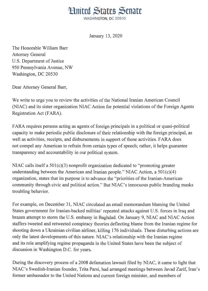 bhweingarten's tweet photo. The co-founder and longtime former president of an entity Republican Senators called on to be investigated for violating FARA as Iran's lobby in the U.S. -- a man who supported Obama's Iran Deal, lavished praise on echo chamber architect Ben Rhodes for it, and to this day speaks alongside him to the Trump-hating and enemy-appeasing Congressional Progressive Caucus -- is advising the Trump administration on Iran policy?