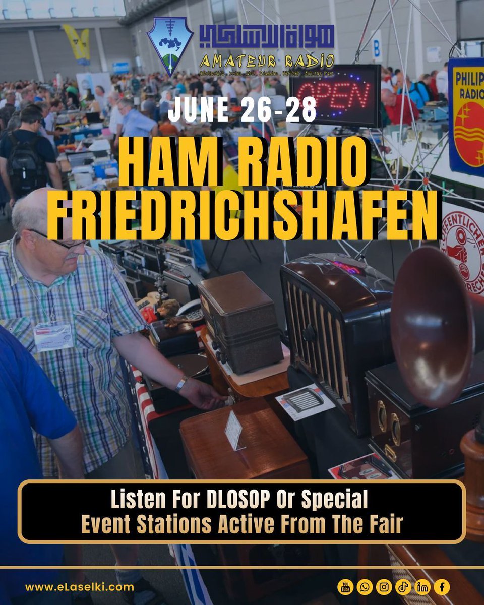 ELaselki's tweet photo. Ham Radio Friedrichshafen https://t.co/8epmSAGxBJ