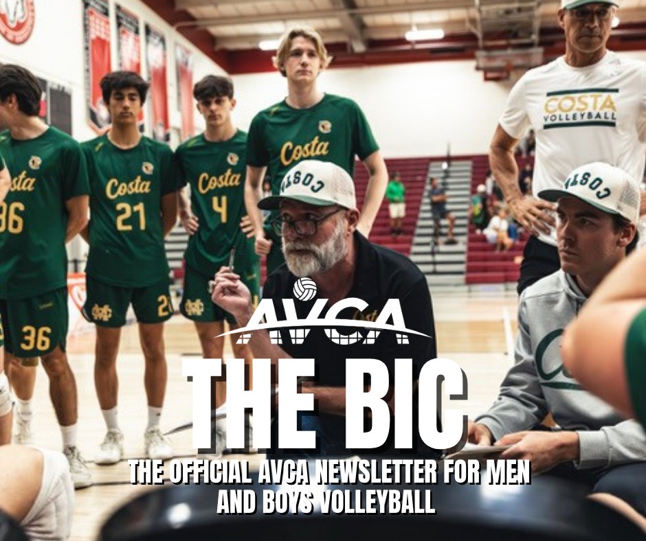 AVCAVolleyball's tweet photo. Check out the latest edition of “The BIC” featuring:
>>AVCA Boys High School awards announced
>>2026 VNL continues
>>AVCA names 2026 Boys HS National Champs
>>and more!
Newsletter: https://t.co/sKF9Fn7nnB 
#WeAreAVCA #NCAAMVB #NAIAMVB https://t.co/3BJUaGOikE