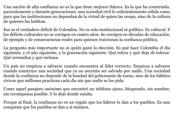 juancacelispaez's tweet photo. Que hoy sea el inicio de una nueva Colombia, de unas mejores generaciones. https://t.co/ASmD7hlUw3