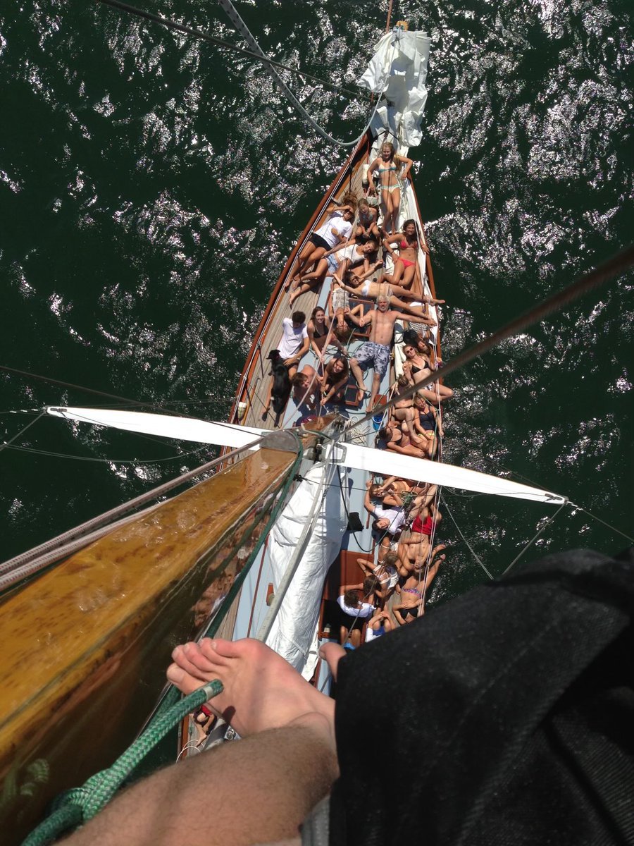 RFKJrHealthSe's tweet photo. Kennedy cousins on my brother Max’s yawl, Glide. 2013. #GetOutside #LiveRealLife https://t.co/B7Ig3FJsu5