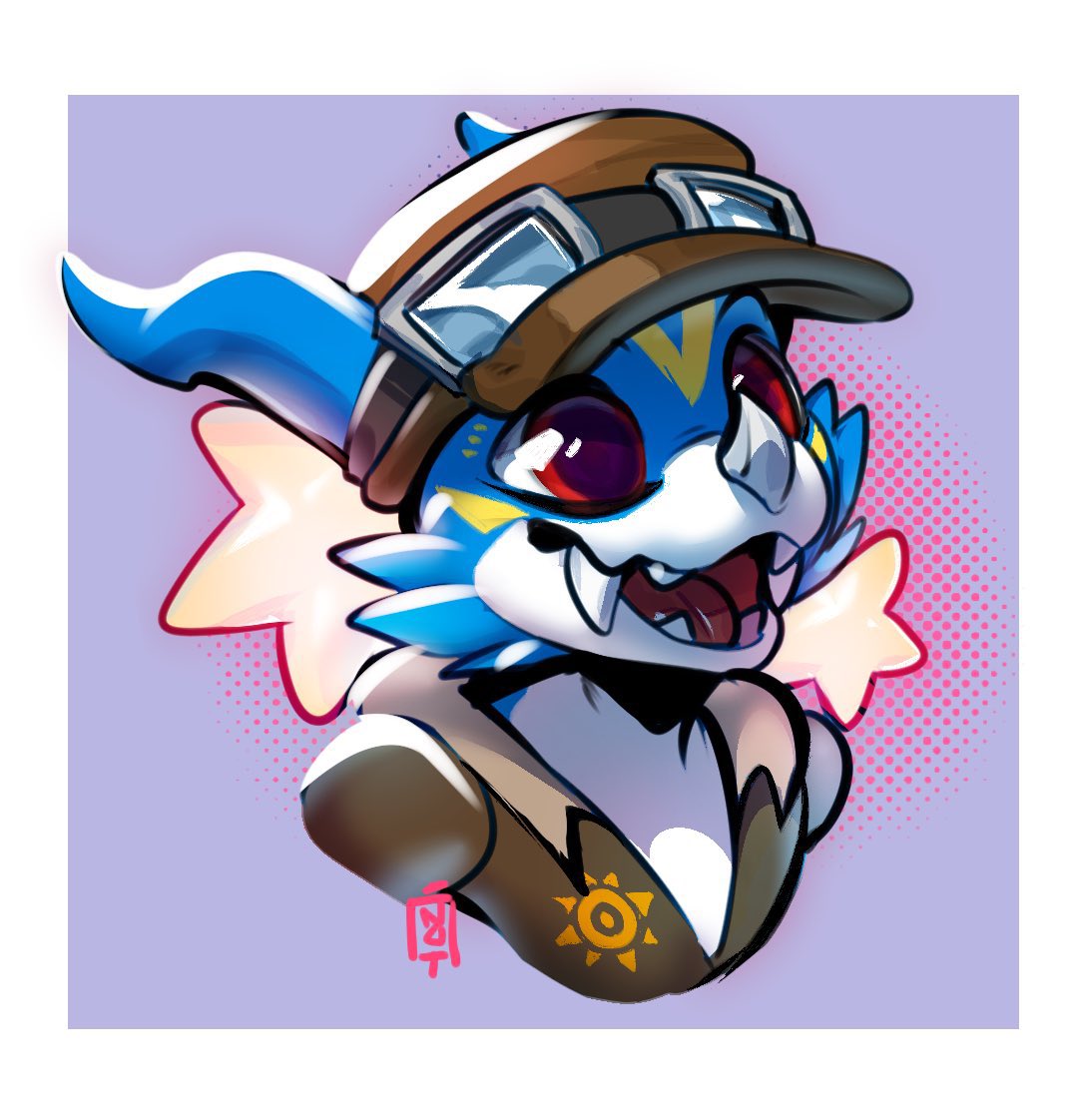FlynnVeemon's tweet photo. Smile! 

🎨: @/NozomyArts 

#Digimon #Veemon #Fakemon https://t.co/LCanMxaSHo
