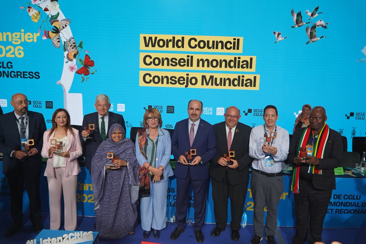 UCLGMEWAorg's tweet photo. 🔵 #UCLGCongress

🟢UCLG-MEWA proudly announces the election of Mr. Uğur İbrahim Altay, Mayor of Konya, as President of UCLG for the 2026–2029 term. 

This historic moment reflects the confidence of local and regional leaders worldwide in his vision for stronger, more sustainable, and inclusive cities.

تعلن UCLG-MEWA بفخر انتخاب السيد أُغور إبراهيم ألتاي، رئيس بلدية قونية، رئيساً لمنظمة المدن المتحدة والإدارات المحلية (UCLG) للفترة 2026–2029 

يمثل هذا الحدث التاريخي ثقة القادة المحليين والإقليميين حول العالم برؤيته من أجل مدن أقوى وأكثر استدامة وشمولية.

🟡UCLG-MEWA, Konya Büyükşehir Belediye Başkanı Sayın Uğur İbrahim Altay’ın 2026–2029 dönemi için UCLG Başkanlığına seçildiğini duyurur.

Bu önemli seçim, yerel ve bölgesel liderlerin daha güçlü, sürdürülebilir ve kapsayıcı şehirler vizyonuna olan inancını göstermektedir.

#uclgmeets