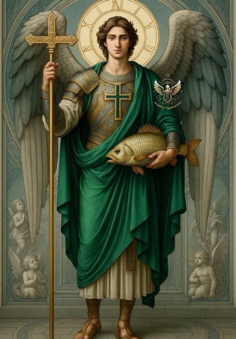 Faithful2Pray's tweet photo. St. Raphael, Guardian of Health, Protect Us! https://t.co/MUrG9B2jVg