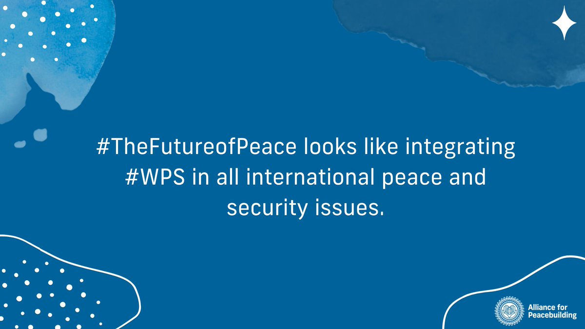AfPeacebuilding's tweet photo. During #UNPeacebuildingWeek, AfP outlines the #FutureofPeace. See below for one example. https://t.co/i8sznjpZUs