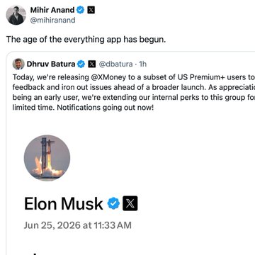 ChonkyAnimals_'s tweet photo. X just rolled out X Money, and all the Employees have been posting "𝕏 the everything app".

This is has never bonded before. Running it properly with Dex, and comm. 𝕏 is a runner! https://t.co/Wl2XWnkmLw