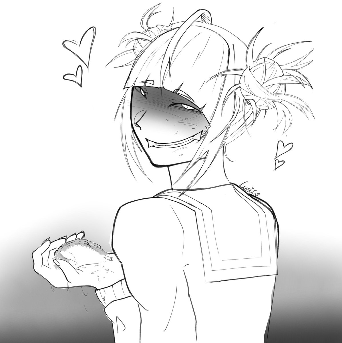 Kawaiilumiichan's tweet photo. shes going to get rabies

#toga #mha https://t.co/adWYJzir4o