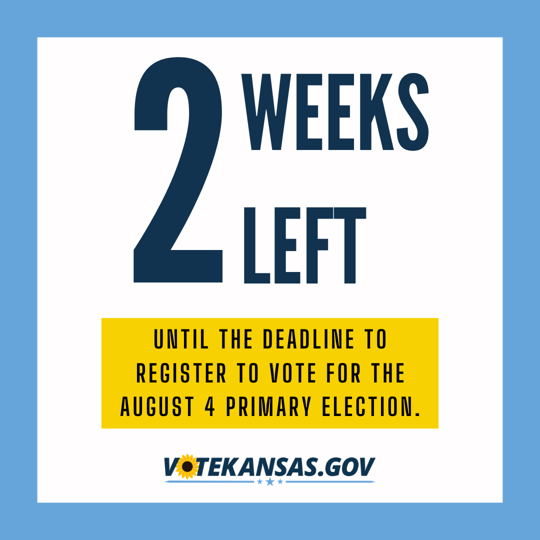 KansasSOS's tweet photo. Register to vote or update your voter information at https://t.co/9TMbg1KLCr.
#ksleg #kselections https://t.co/rKzak0dvSx
