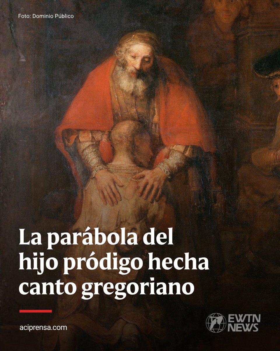 aciprensa's tweet photo. La parábola del hijo pródigo hecha canto gregoriano😇

El coro católico Harpa Dei, integrado por los hermanos Gerstner, acaba de presentar un canto gregoriano en latín inspirado en este pasaje del Evangelio, con el propósito de recordar que el Padre nunca deja de esperar el regreso de sus hijos y de acercar a los fieles a la riqueza espiritual de la tradición litúrgica de la Iglesia.

El tema forma parte de un proyecto dedicado a musicalizar, en canto gregoriano, palabras pronunciadas por el propio Jesucristo durante su vida pública. Según explican sus integrantes, el gregoriano nació en los primeros siglos del cristianismo y ha acompañado durante siglos la celebración de la Santa Misa y la Liturgia de las Horas. Por ello, eligieron interpretar la parábola en latín, lengua propia de esta tradición, convencidos de que está especialmente destinada al culto divino y ayuda a elevar el corazón "de lo profano a lo trascendente".

Con esta producción, Harpa Dei desea contribuir a que los católicos redescubran la belleza del canto gregoriano y el valor del latín como parte del patrimonio espiritual de la Iglesia. Los hermanos destacan además que las palabras de Cristo poseen un poder único para consolar, fortalecer e invitar a la conversión, y que el gregoriano permite que ese mensaje penetre con serenidad en el alma y permanezca en la memoria y el corazón.

El videoclip, grabado entre el valle del Danubio y el lago de Constanza, en el sur de Alemania, busca transmitir visualmente el mensaje central de la parábola: Dios Padre espera con los brazos abiertos a todos los hijos e hijas que se han alejado de Él. Desde 2011, Harpa Dei lleva adelante una misión de evangelización mediante la música sacra que los ha llevado a numerosos países, compartiendo el Evangelio a través de un repertorio profundamente arraigado en la tradición católica.