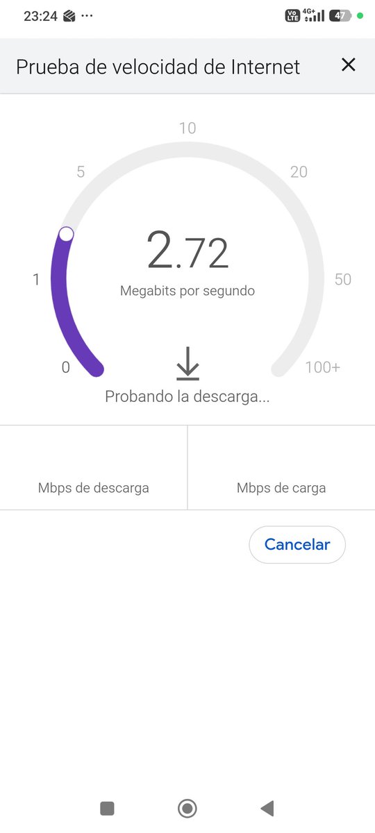 Emili0Castill0's tweet photo. @digimobil_es ¡Menudo vértigo da la conexión de @DIGI_es en Chipiona! 🚀 Picos alucinantes de 1.94 y 2.72 Mbps con cobertura "4G+". Supongo que la "G" es de "Ganas de llorar". A este paso, igual consigo enviar este tuit con las capturas antes de que acabe el verano. 🐢🏖️ #Digi #Chipiona https://t.co/20hIDIzMiE