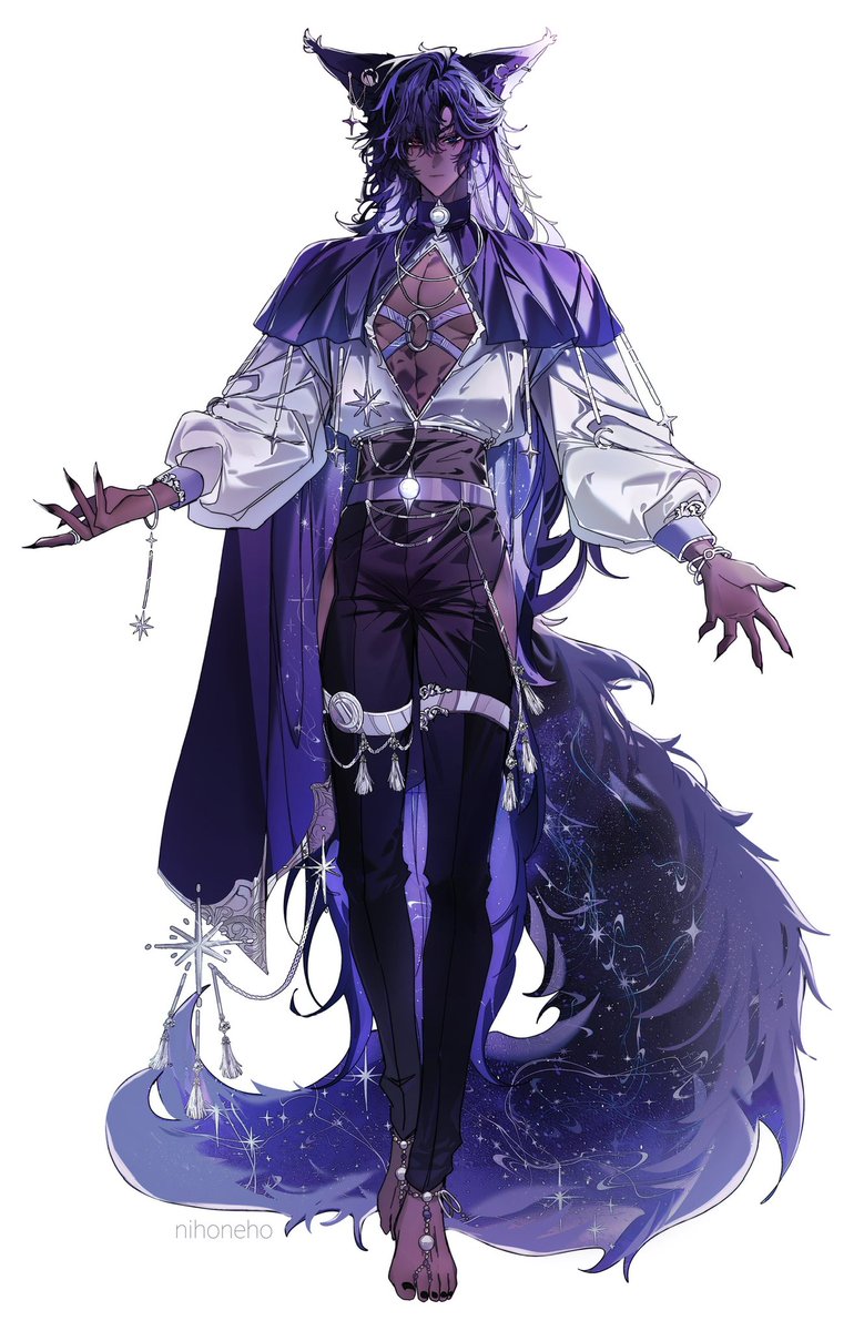 MemokeeperAkila's tweet photo. Reposting these gorgeous OCs because I love @nihoneho’s art 

1) Hǎilóng 海龍, God of Vows and Devotion
2) Nier, God of Black Holes and Oblivion
3) Aphellion, God of Void and Silence https://t.co/mJwQxxyGHU
