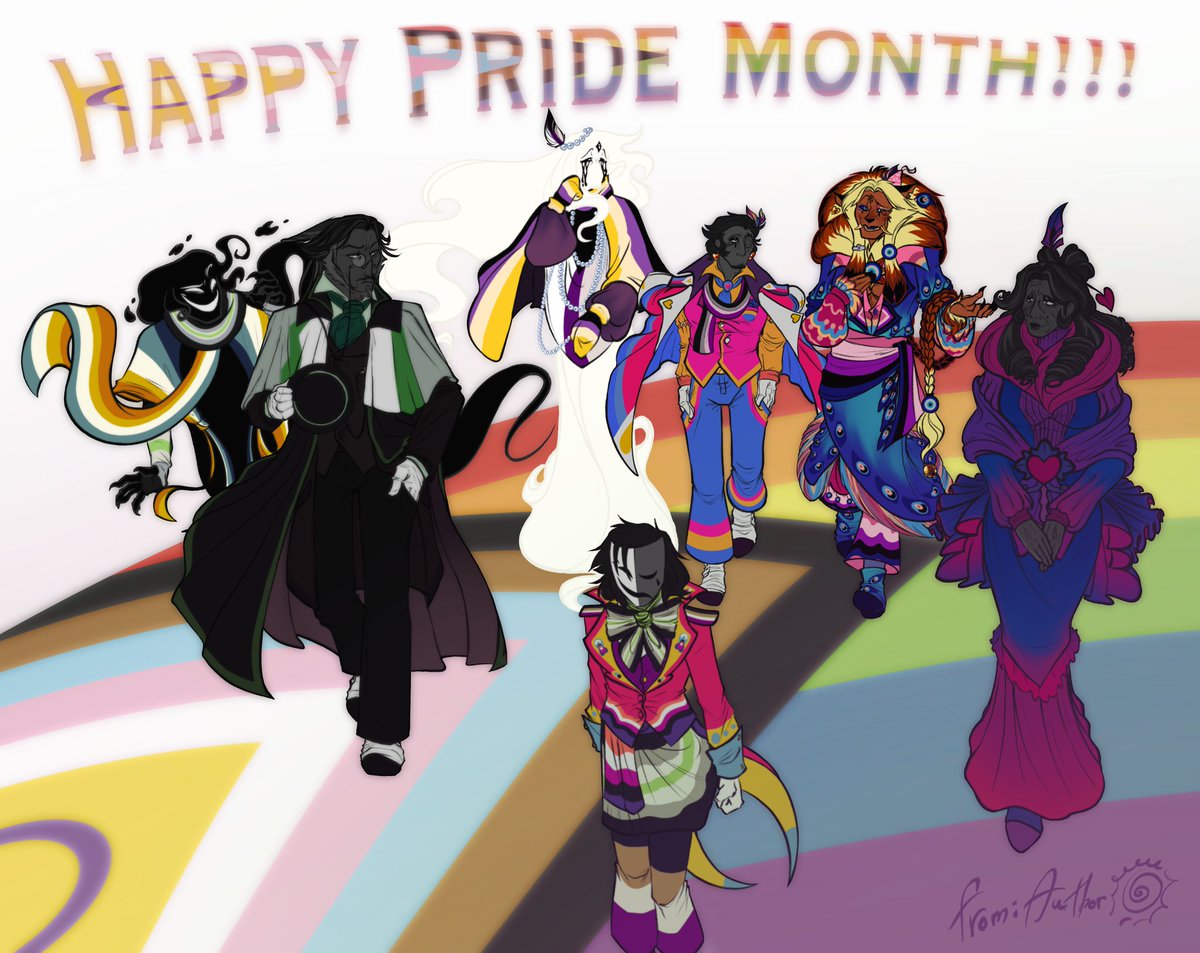 Eclipse690724's tweet photo. Happy Pride Month everyone!
#pridemonth #AuthorsMindProject #AMproject https://t.co/Qa2vztV7BM