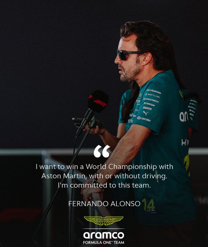 alemaru_F1's tweet photo. 【公式】

私はこのチームにすべてを捧げている

アロンソがアストンマーチン残留を表明 https://t.co/HnwrKtSKH9