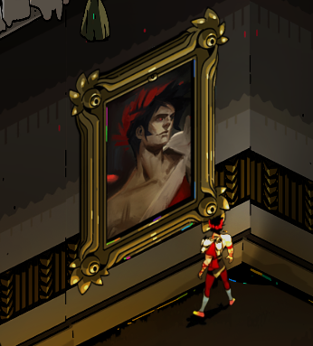 smtorama's tweet photo. The royal portrait of Zagreus now hangs in my room https://t.co/FELUqHdAAy