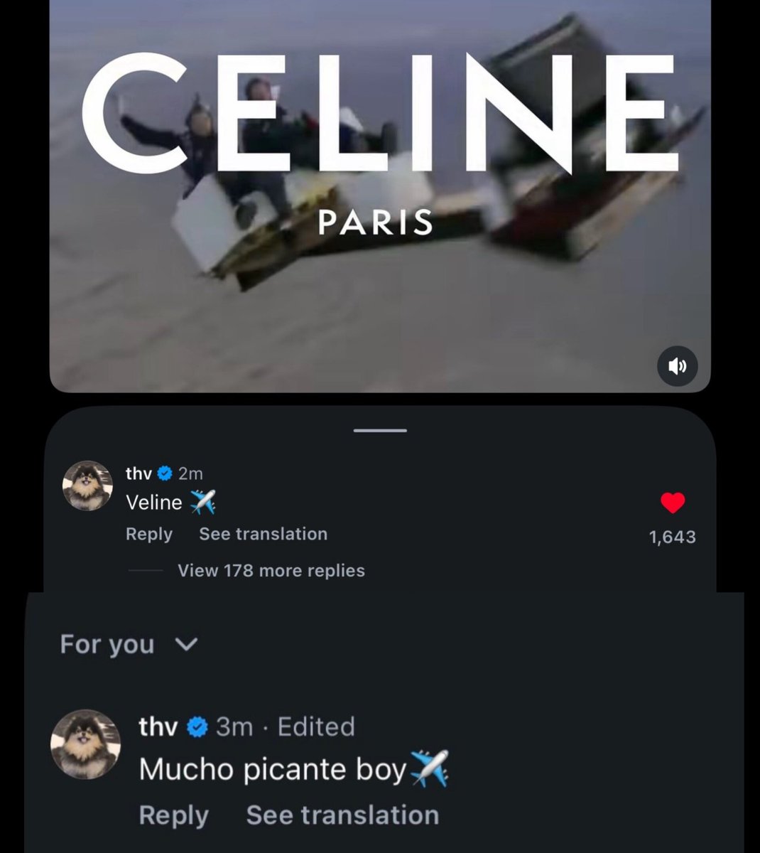 koovarbie's tweet photo. TAEHYUNG is confirmed to attend the CELINE PFW on June 28 in Paris!!

TAEHYUNG FOR CELINE
#VxCELINE
#TAEHYUNGxCELINE https://t.co/Yz7rqV3KVj