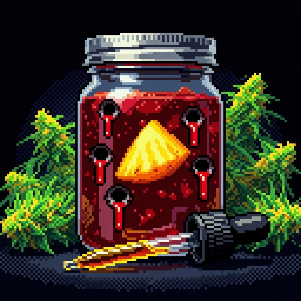 PackingThemJars's tweet photo. @6ahqj69317 That’s wild. My game is free to play. Would you mind checking it out. It’s an 8-bit Crime/Idle game inspired by Pineapple Kool-Aid Jars. https://t.co/W4xhZlMd85 https://t.co/CGVLEoz7M0