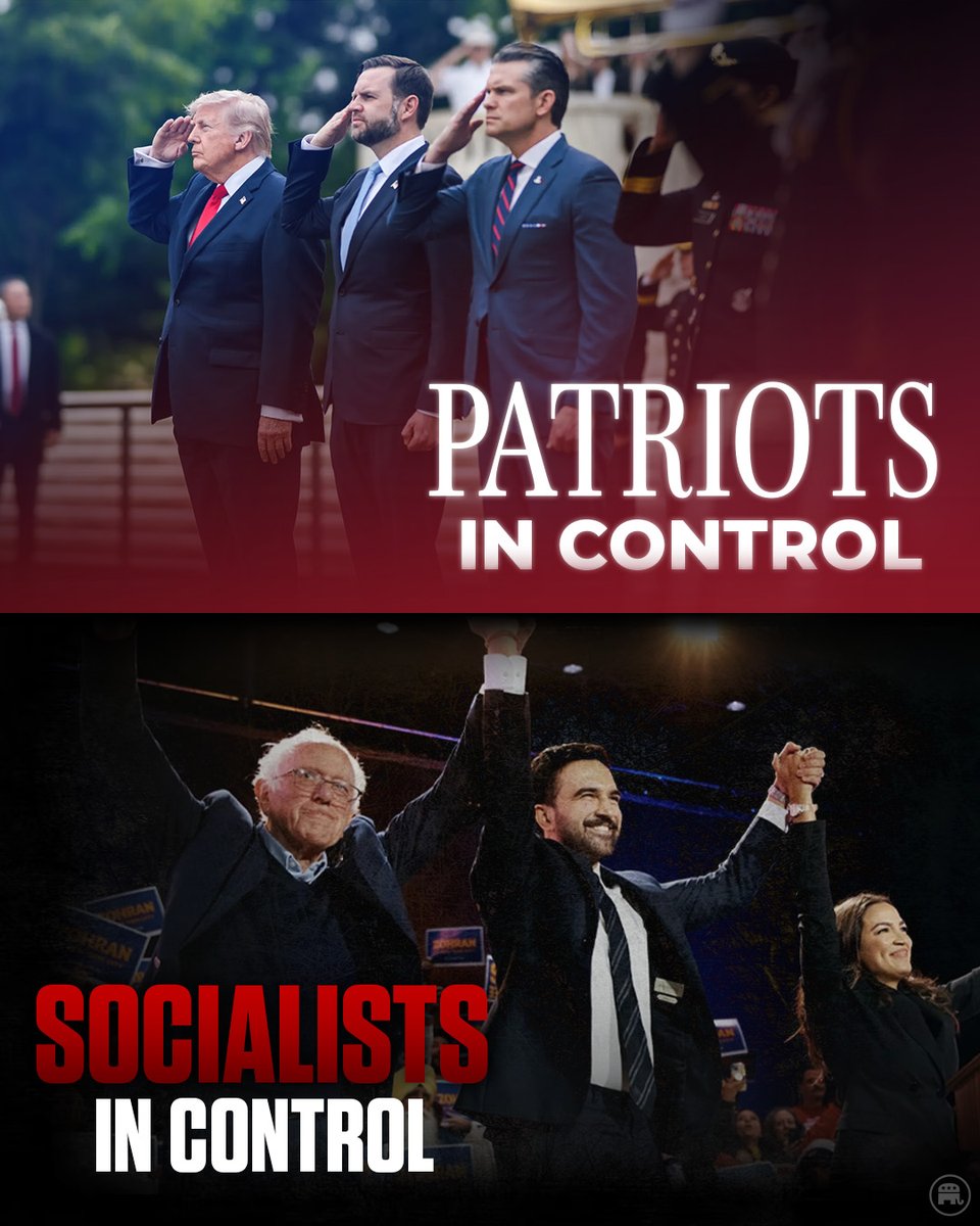 Republicans's tweet photo. Republicans love America.

Democrats hate America and everything we stand for.

Americans have a clear choice. https://t.co/gtgBBCVpY1