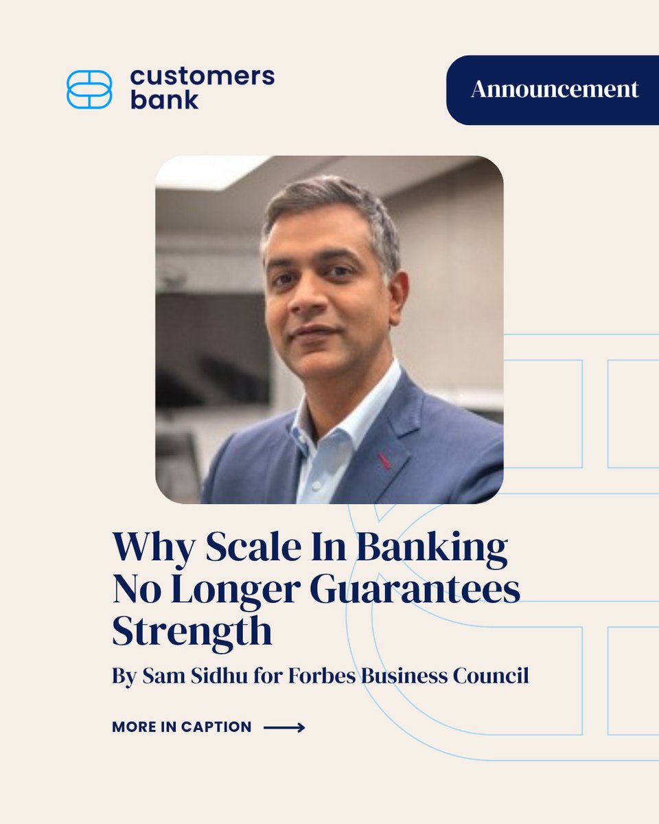Customers Bank tweet media