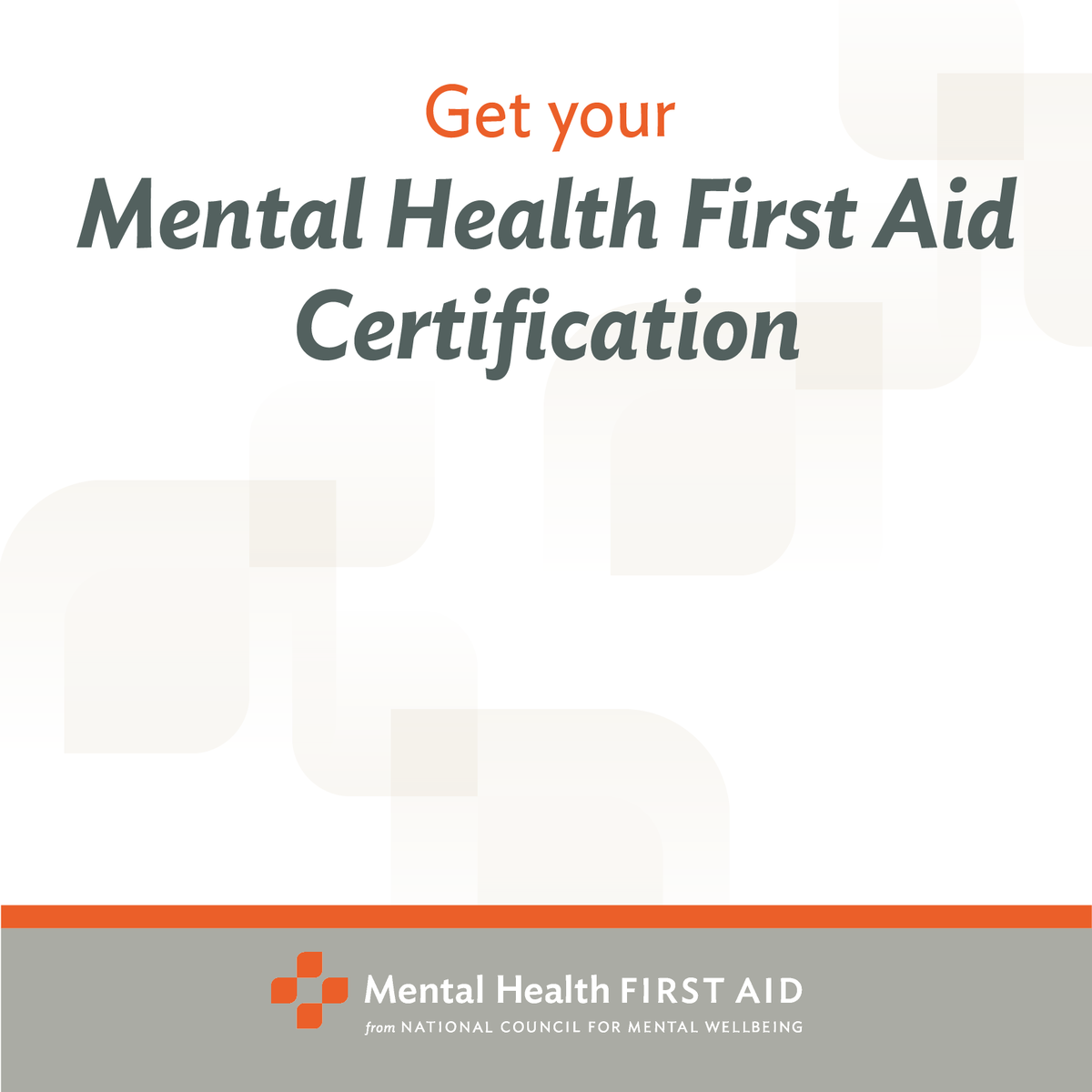 hpmhc's tweet photo. We are a proud provider of Mental Health First Aid, an evidence-based  training that equips individuals to support those experiencing crisis or behavioral health challenges. To learn more, email education@hpmh.com or call (785) 628-2871 and ask for the education department. https://t.co/kSo75VUeQ9