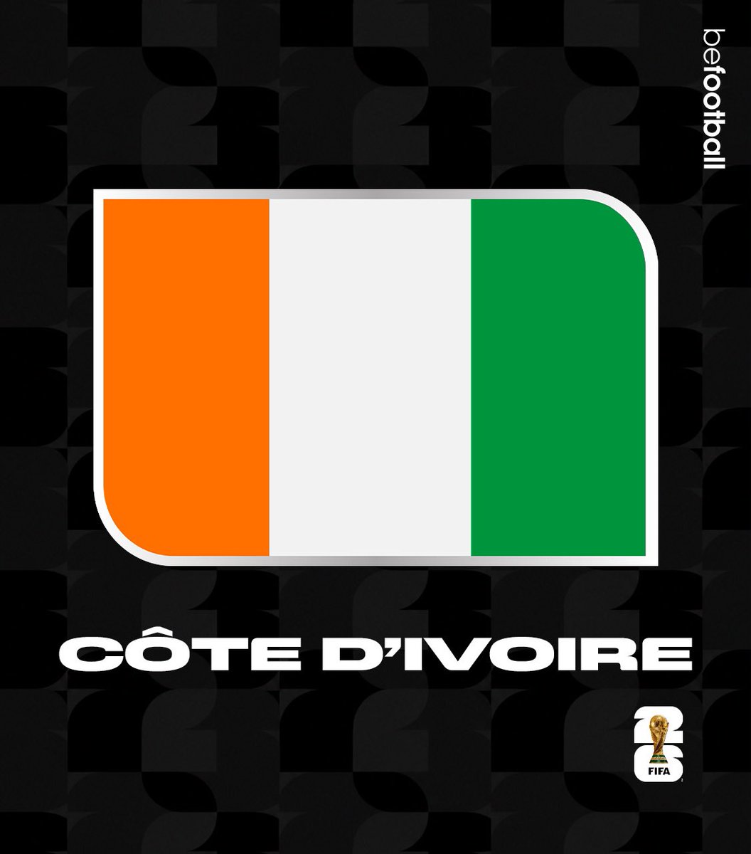 _BeFootball's tweet photo. 🚨💣 HISTORIQUE : LA CÔTE D’IVOIRE 🇨🇮 PASSE LA PHASE DE POULE DE CDM POUR LA PREMIÈRE FOIS DE SON HISTOIRE !!!! 🐘✅🤩

❌ 2006
❌ 2010
❌ 2014
✅ 2026 

Les Éléphants terminent 2es derrière l’Allemagne. 🇩🇪 https://t.co/vO6lVsRvev