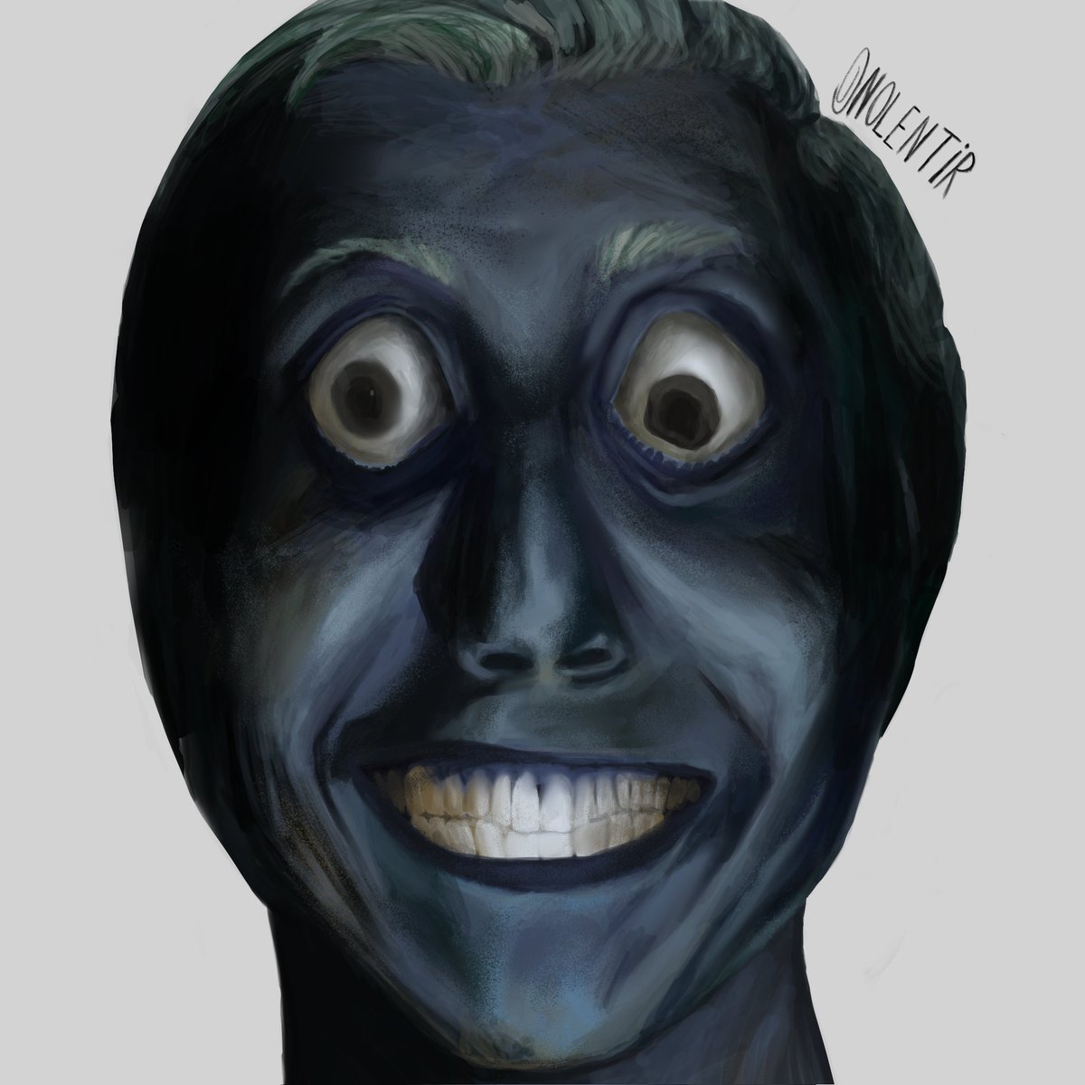 Nolentir's tweet photo. 1 hour study #horrorart https://t.co/FlS0LPTxHk